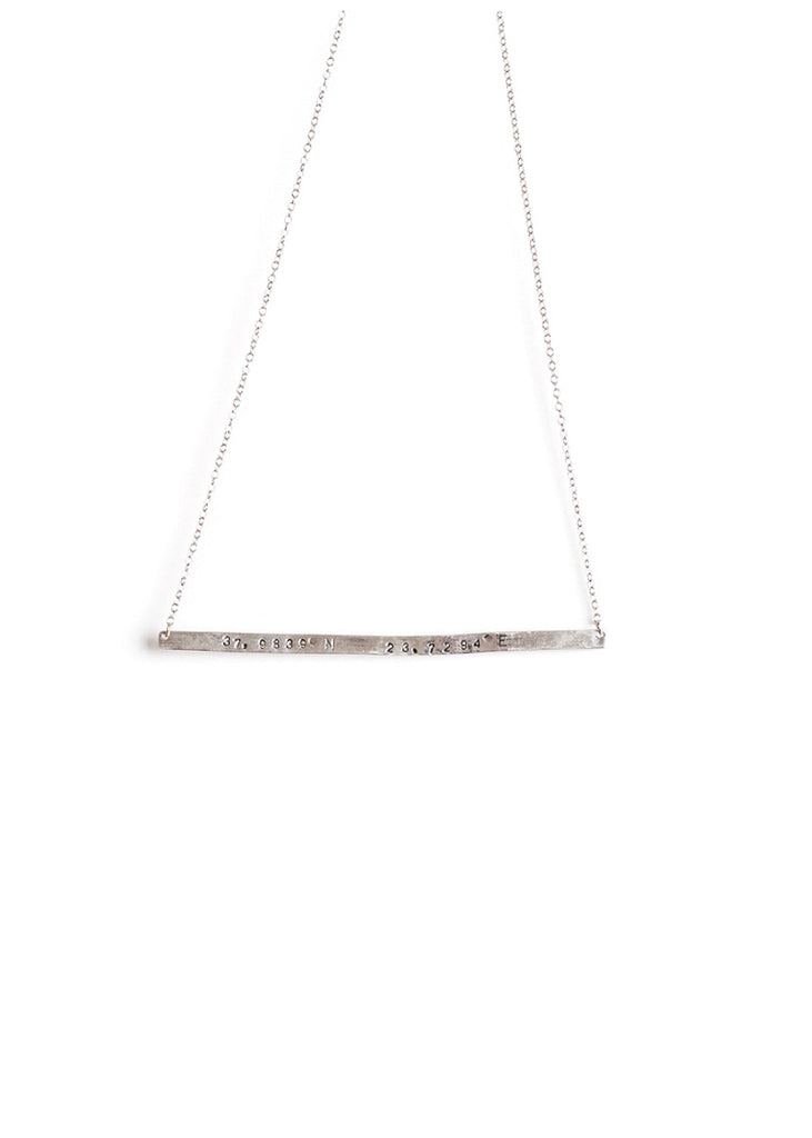 Ilenia handmade 925° silver plaque chain necklace by 3rd Floor Handmade Jewellery