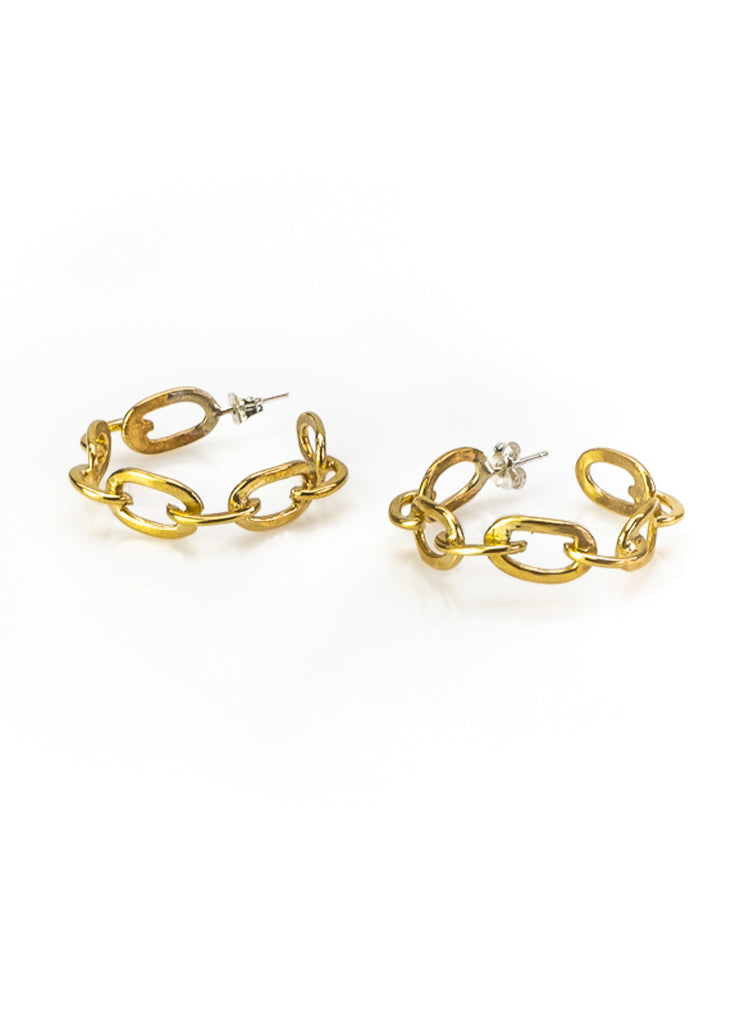 Handmade Riley Earrings by 3rdfloor gold