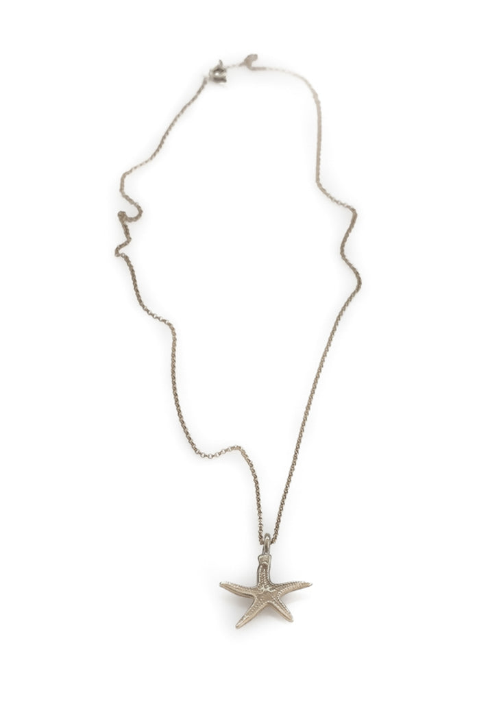 3rdfloor handmade jewellery starfhish-necklace silver