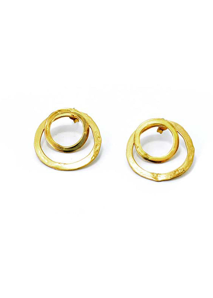 gold Twins earrings